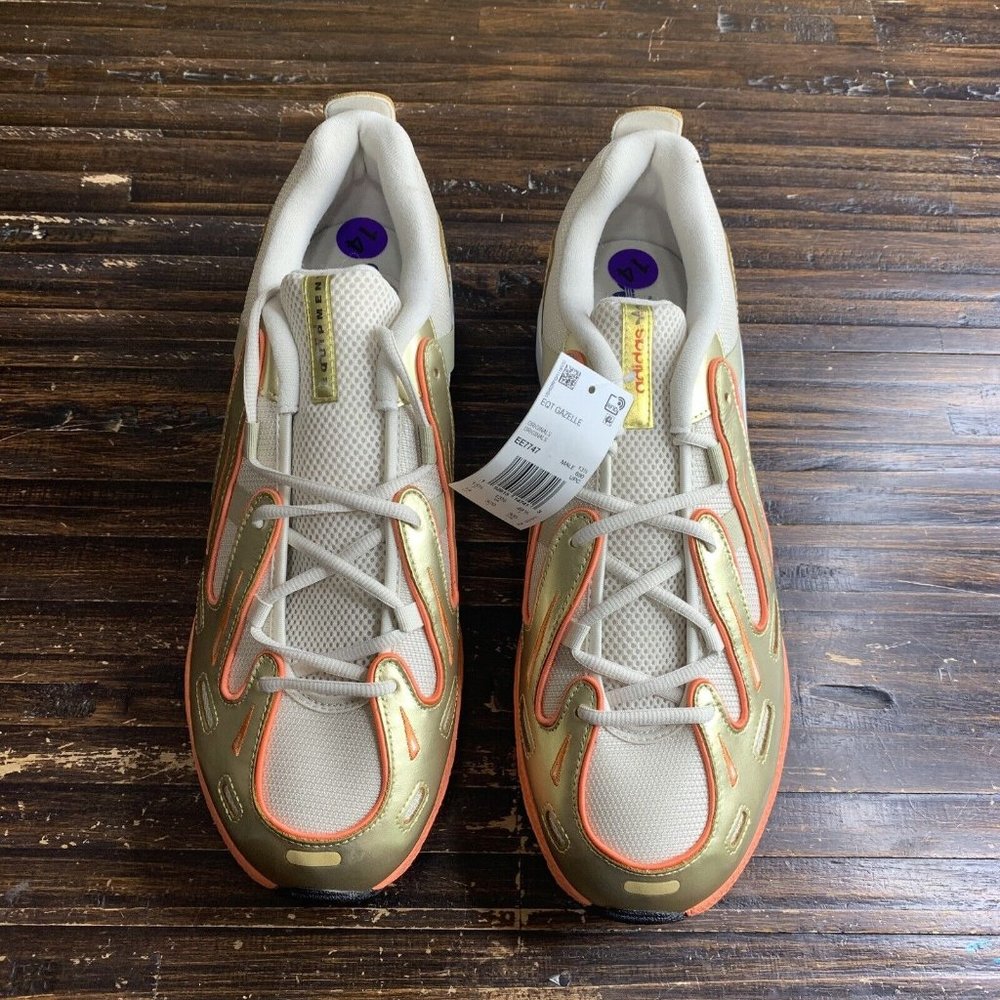 Men’s Size 14 - Adidas Eqt Gazelle Bliss Gold/Sem… - image 4